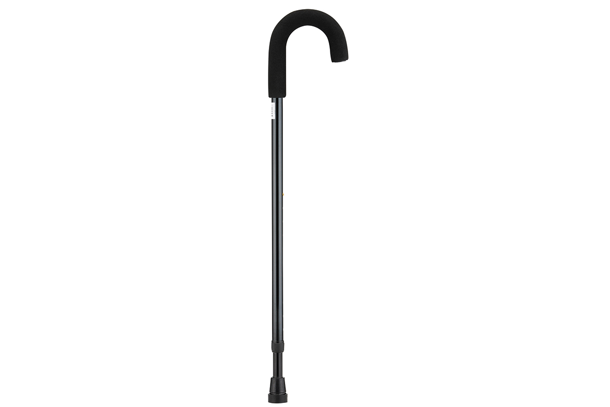 Curved Handle Walking Cane - Set of 6 