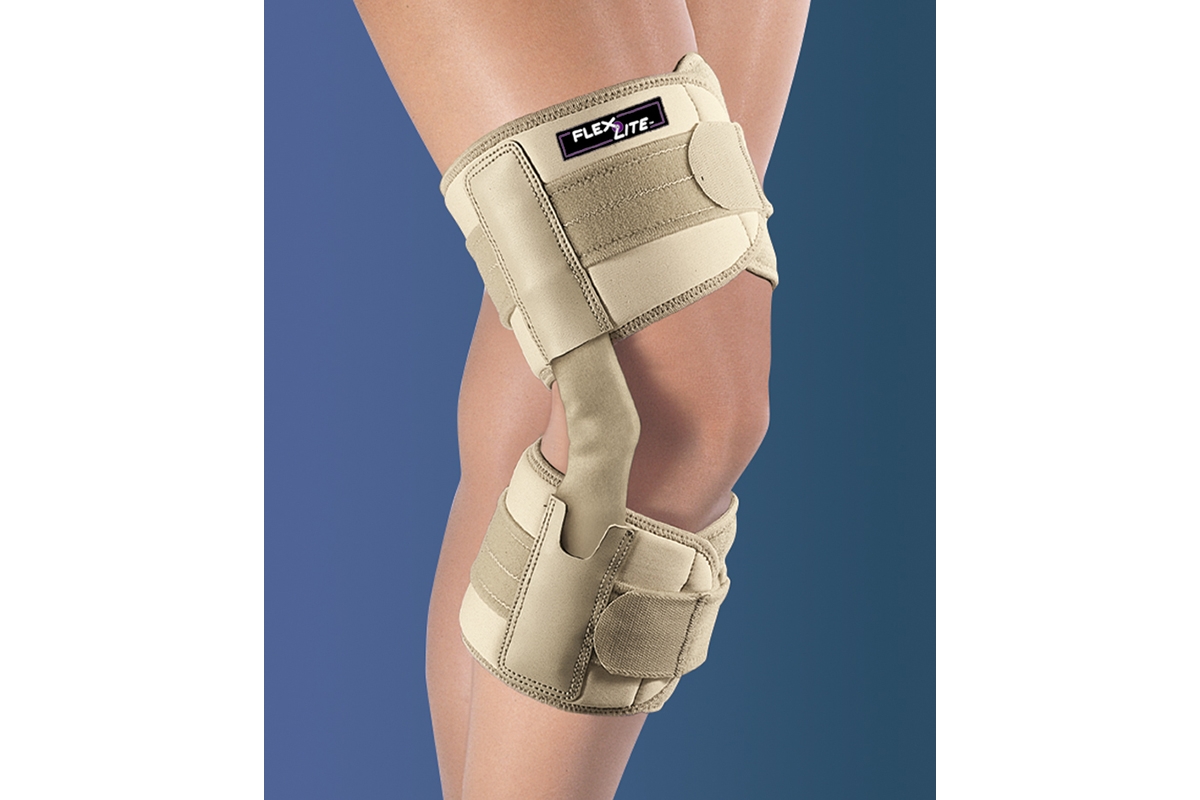 FlexLite® Hinged Knee Support - Small, Beige